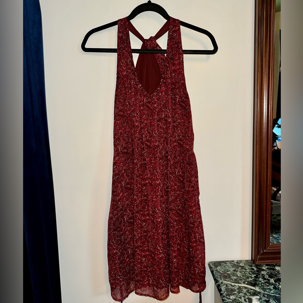Converse one star redand black paisley dress sleeveless medium m